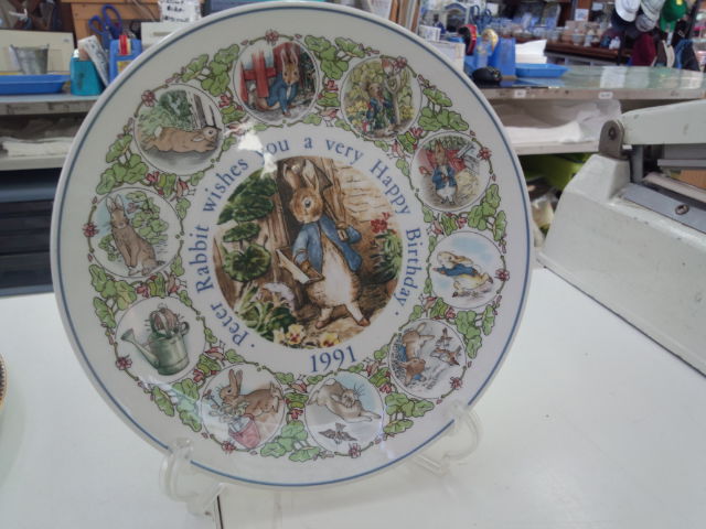 高級品 WEDGWOOD ピーターラビット クリスマスプレート1991