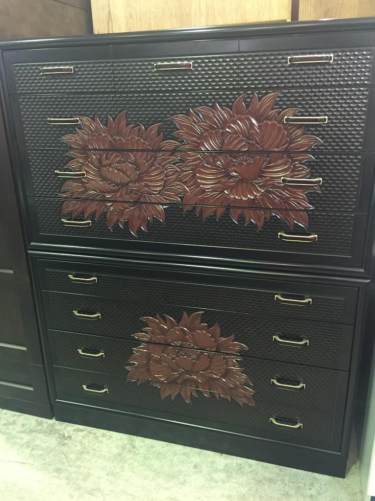 鎌倉彫の箪笥買取致しました | リサイクルショップ 中古品の買取は愛品  