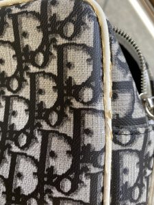 クリスチャンディールトロッター柄ショルダーバッグ