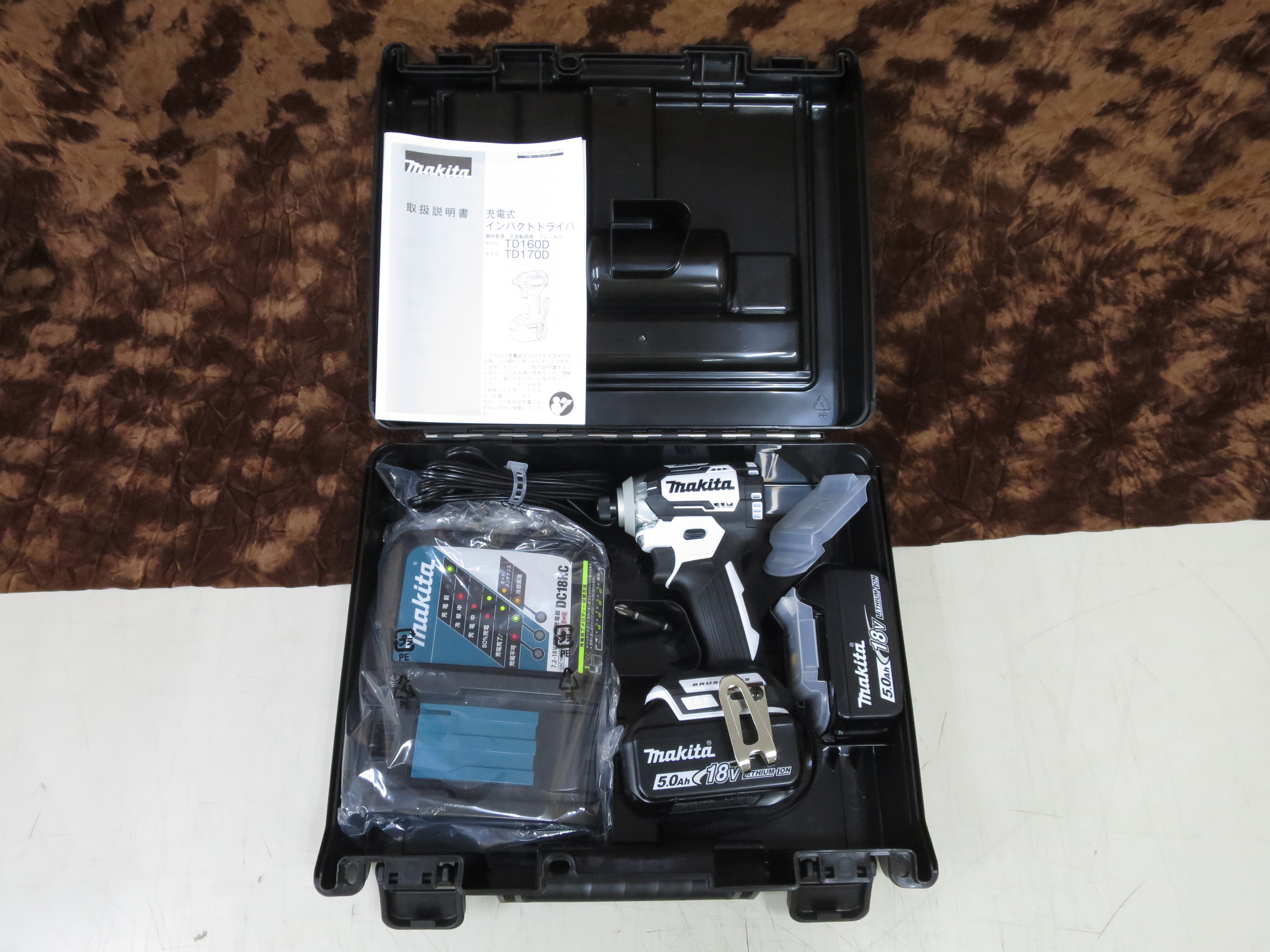 » Makitaマキタ 充電式インパクトドライバ 18V 5.0Ah TD170DRTXW 買取致しました|愛品館八千代店 | リサイクル