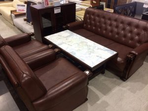 中古】 karimoku カリモク 応接 7点 セット 5人掛け 千葉市 | karasica