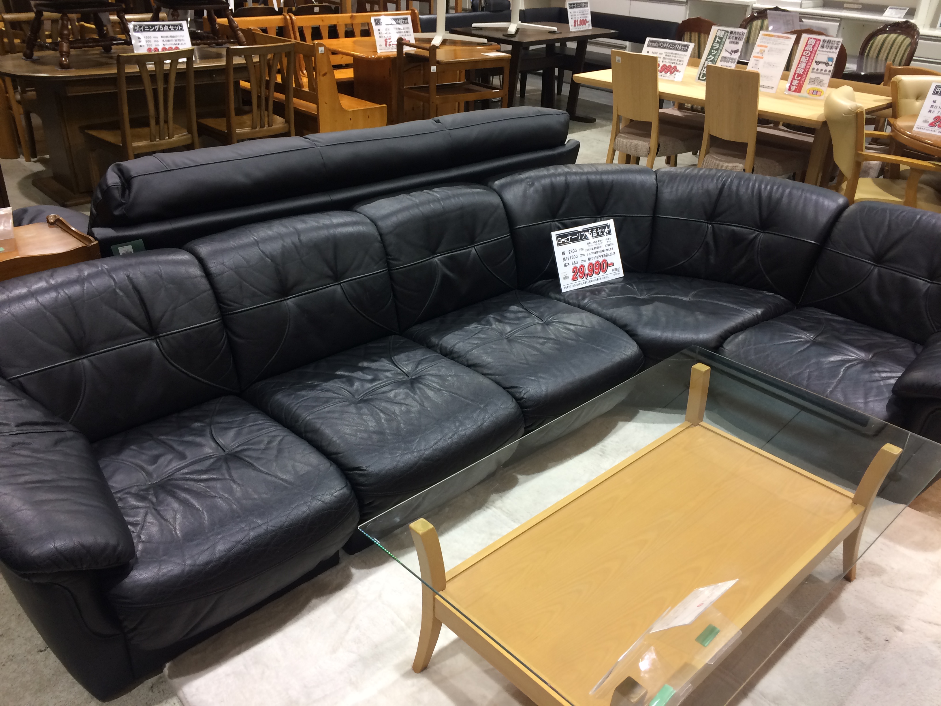 コーナーソファ5点セット買取致しました｜愛品館千葉店 | リサイクル 