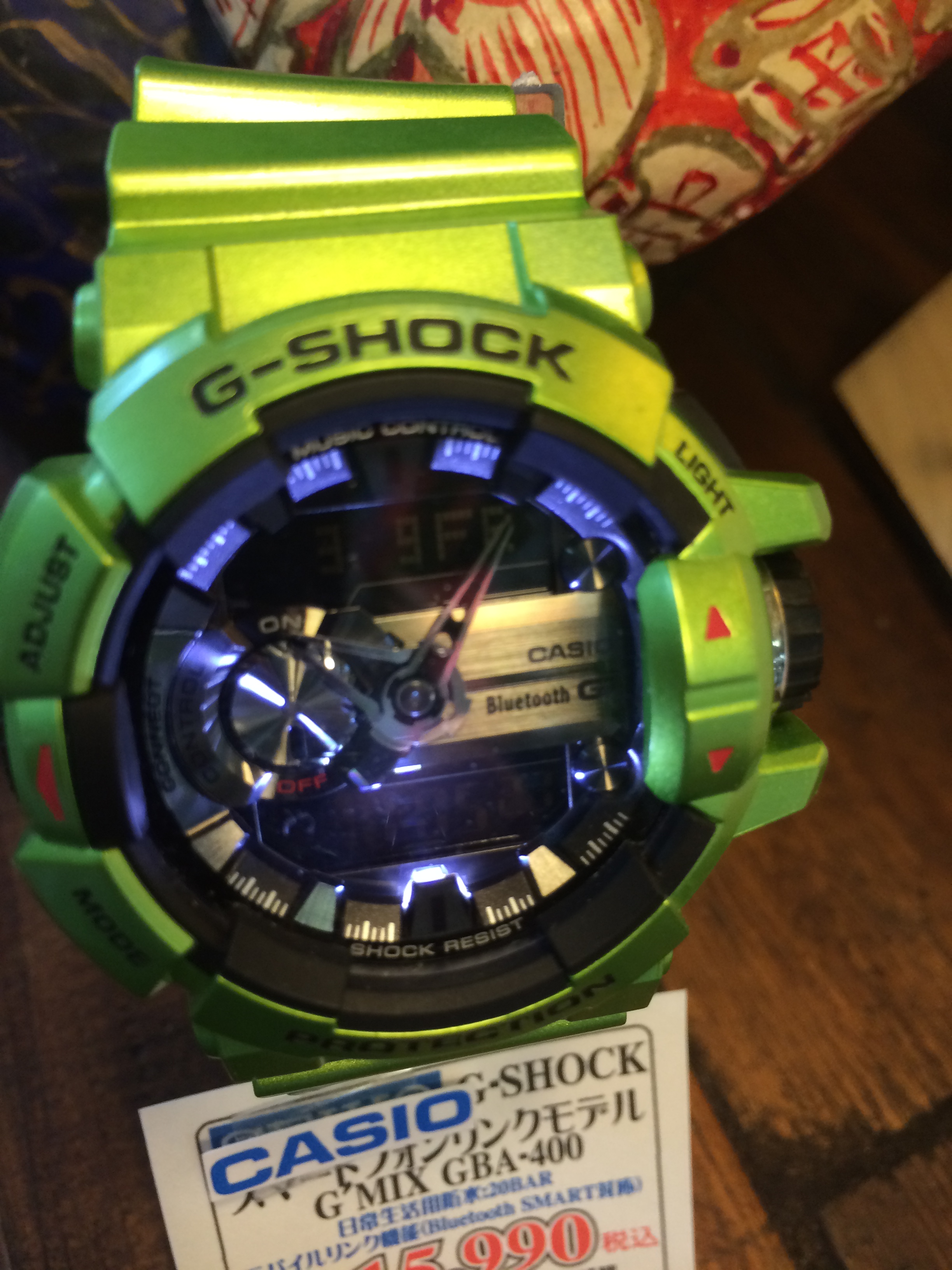 CASIO G-SHOCK G'MIX GBA-400-1AJF スマートフォンリンクモデル買取