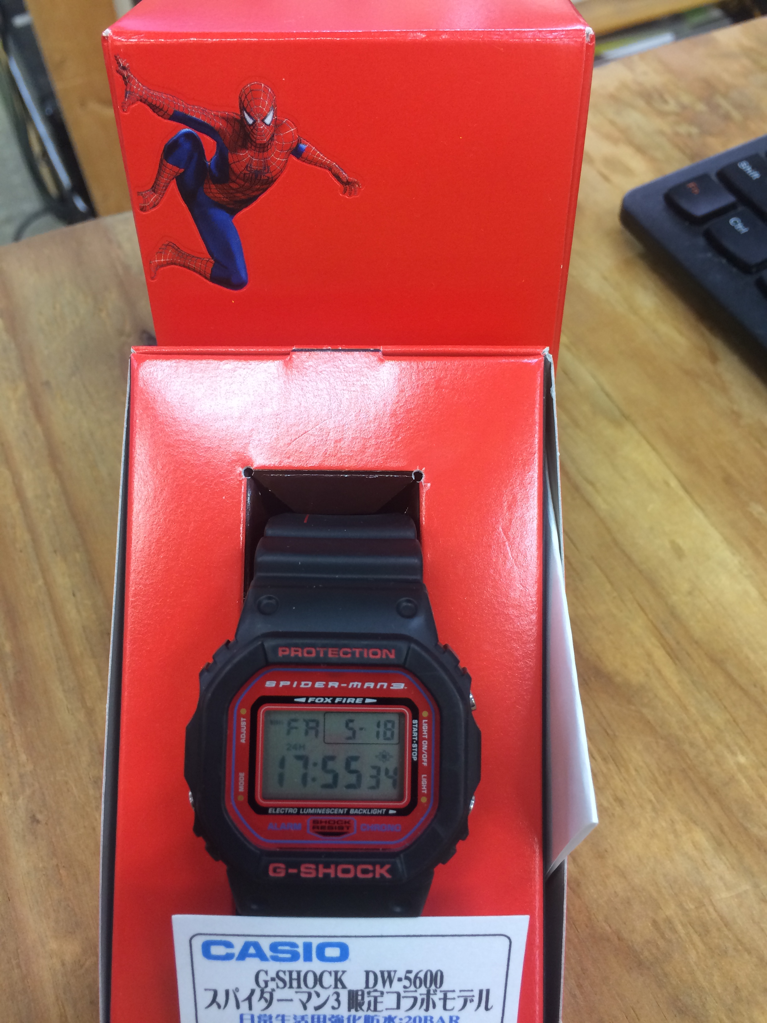 限定品 G-SHOCK DW-5600VT スパイダーマンモデル買取致しました｜愛品 