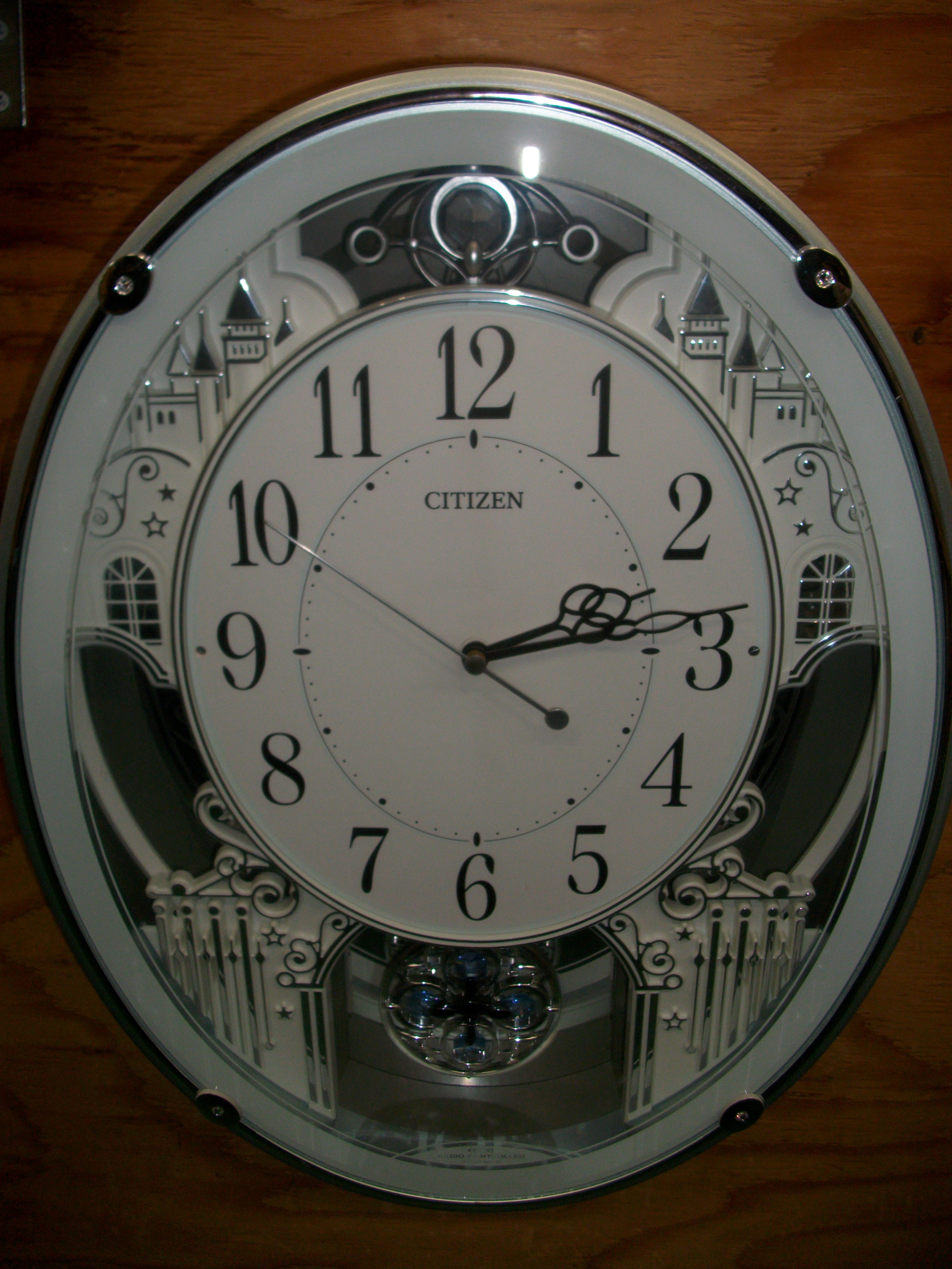 【極美品】CITIZEN シチズン パルミューズプラウド 壁掛け 電波時計 CITIZEN 電波時計 パルミューズプラウド