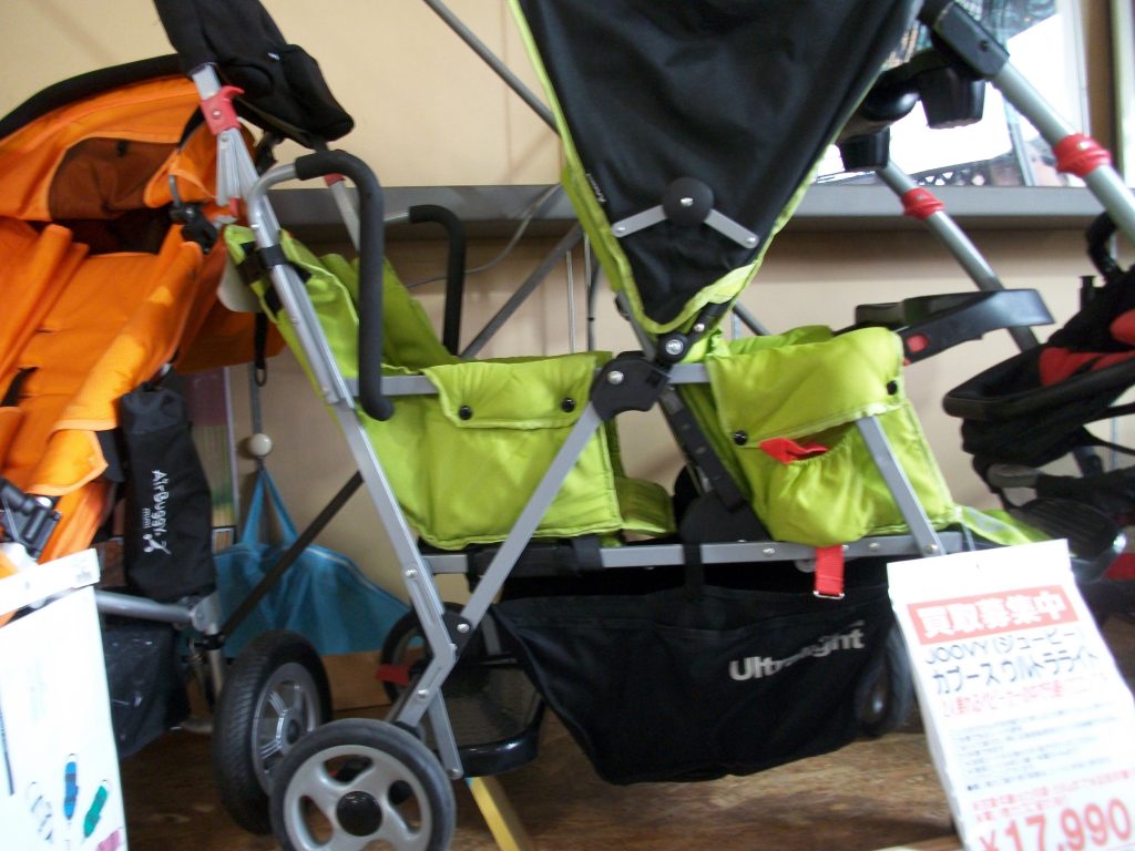 ジュービー カブース ウルトラライト 後方シート付 二人乗りベビーカー