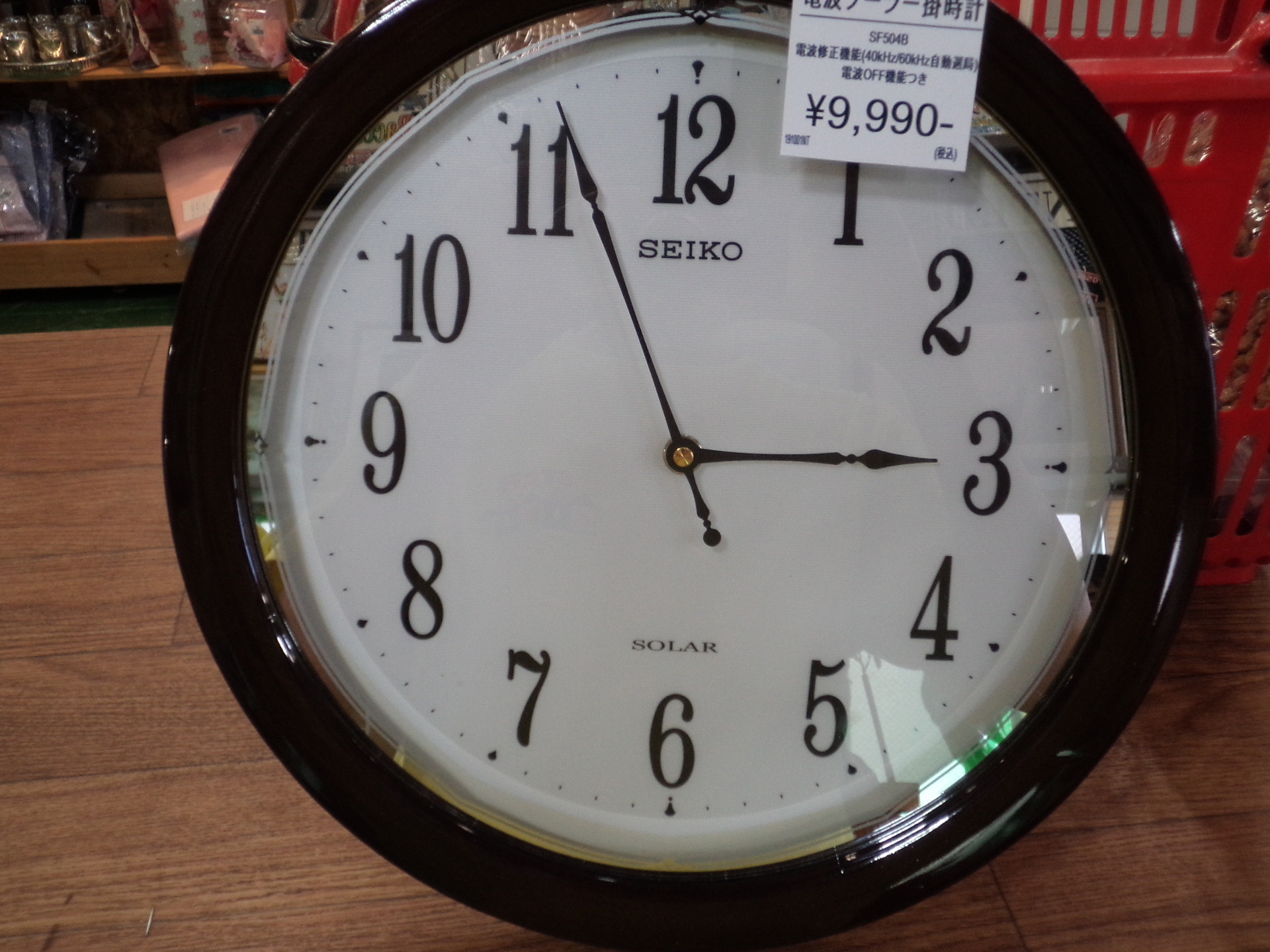 『新入荷！』 SEIKO 電波ソーラー 掛け時計 SF504B | 柏 柏市 リサイクル リユース 中古 買取 買い取り 販売 引越
