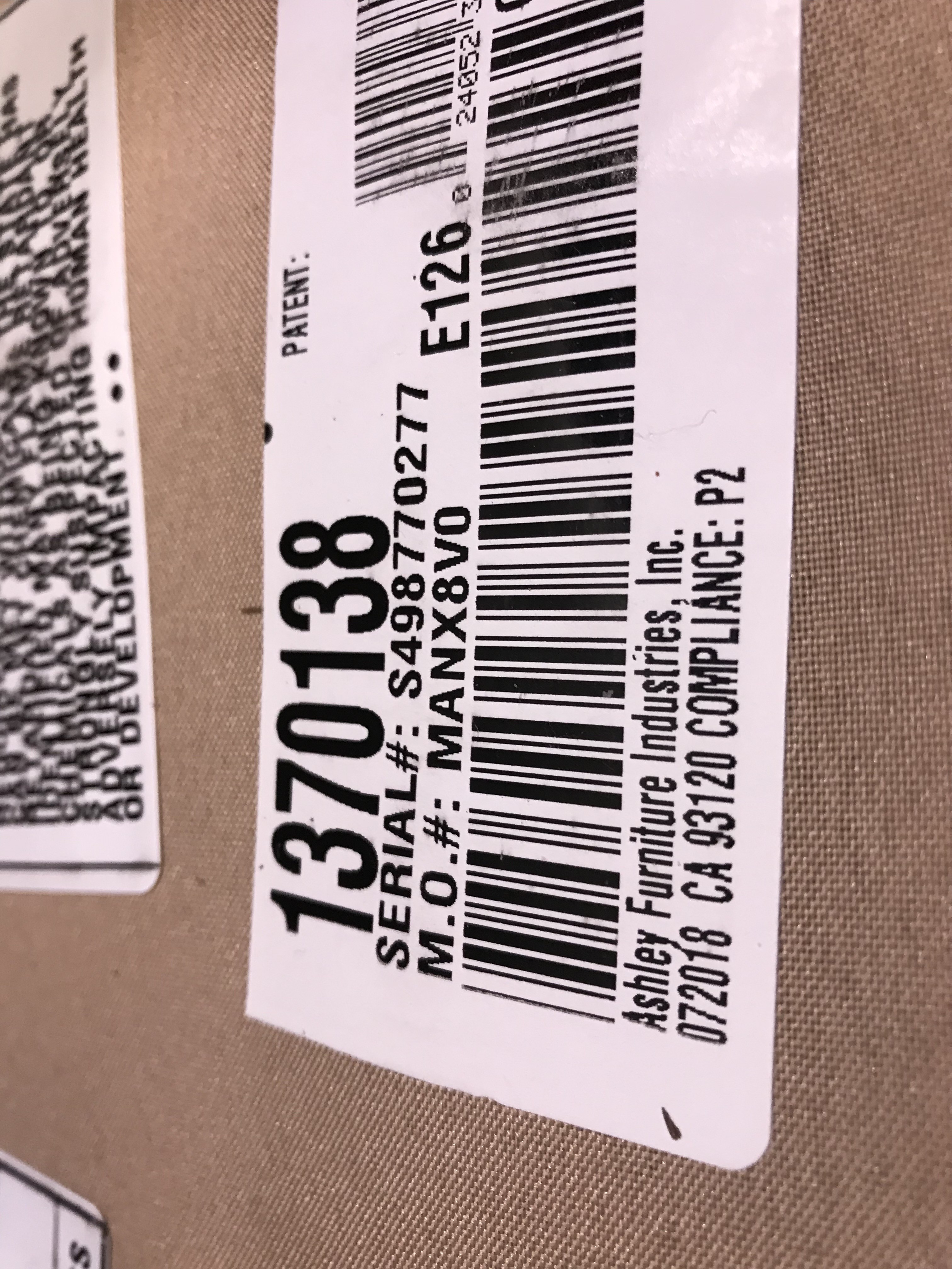 ASHLEY アシュレイ 3人掛ソファ 買取致しました|愛品館八千代店 
