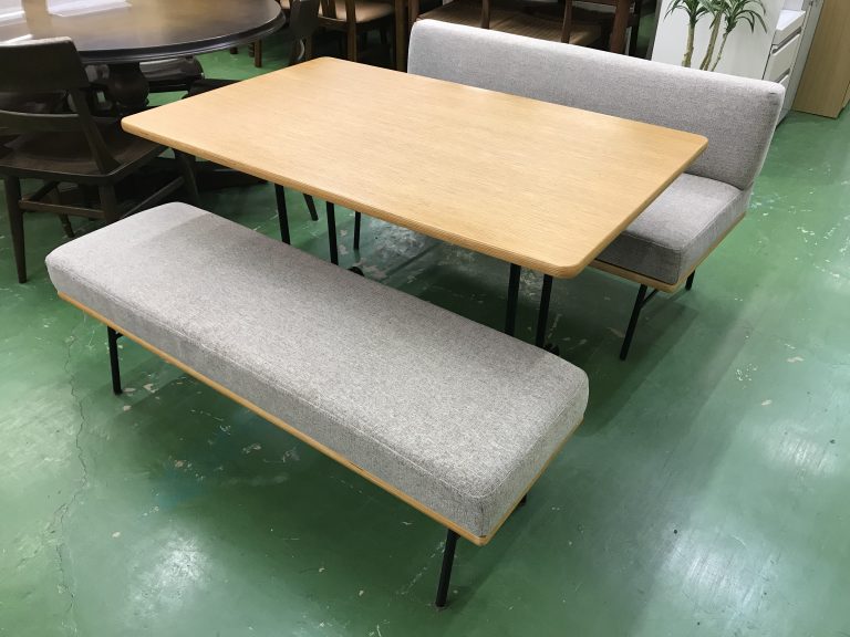 » unico FUNEAT ベンチダイニング3点セット ウニコ ファニート入荷 中古家具専門店のリサイクルショップ愛品館八千代店