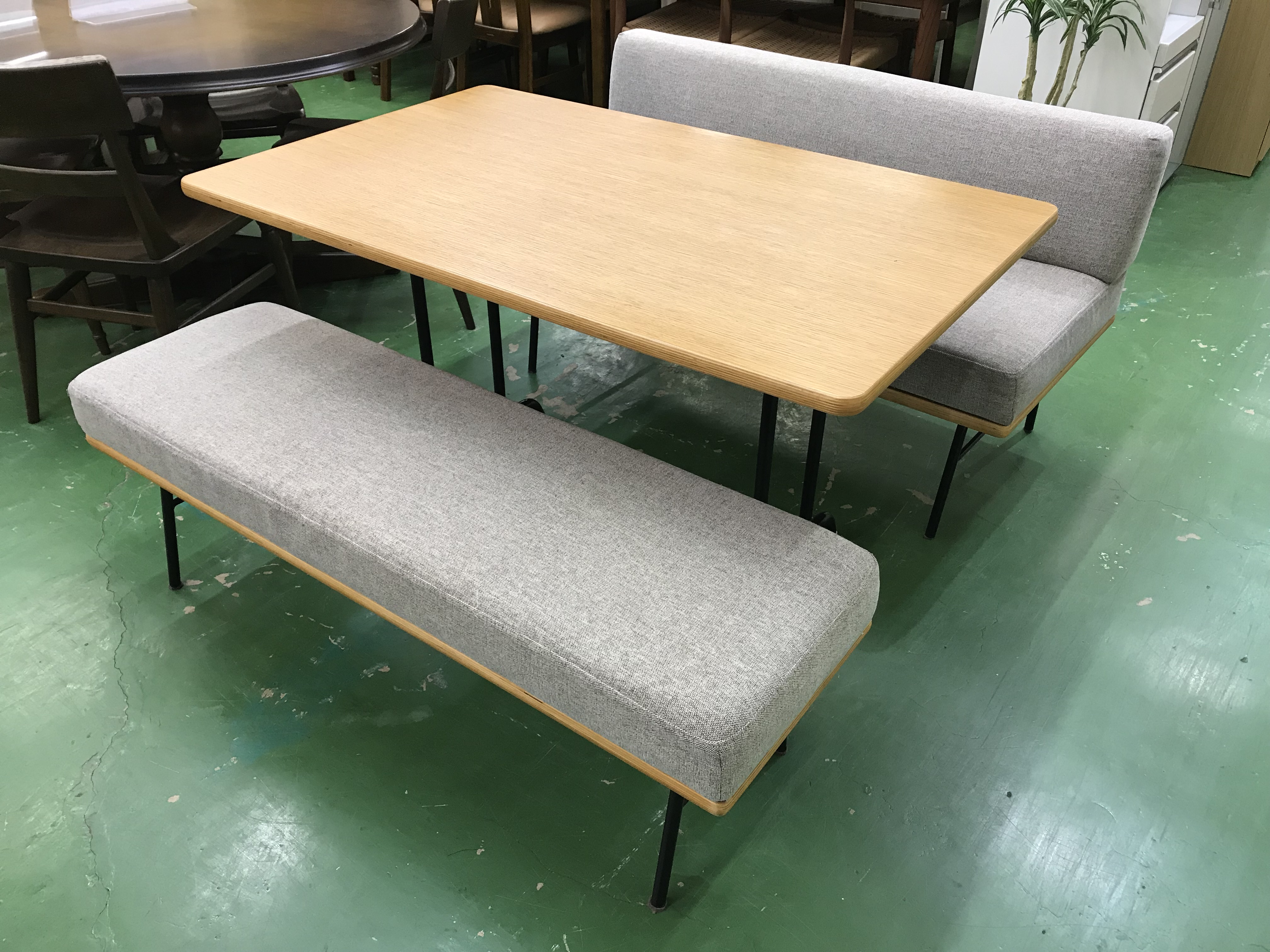 » unico FUNEAT ベンチダイニング3点セット ウニコ ファニート入荷 中古家具専門店のリサイクルショップ愛品館八千代店