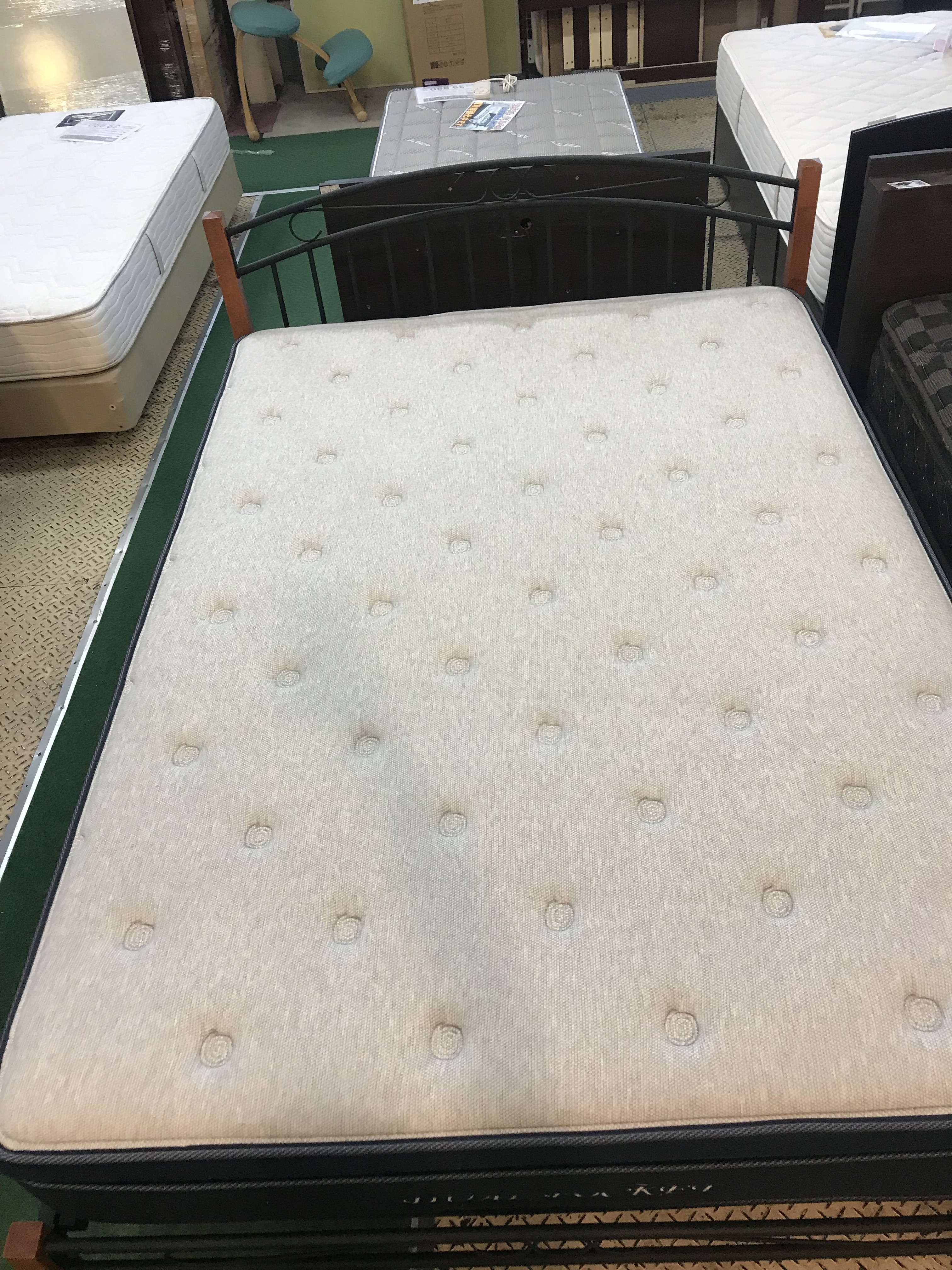 ニトリ ダブルベッド デュアルポケット 入荷 家具専門リサイクル 