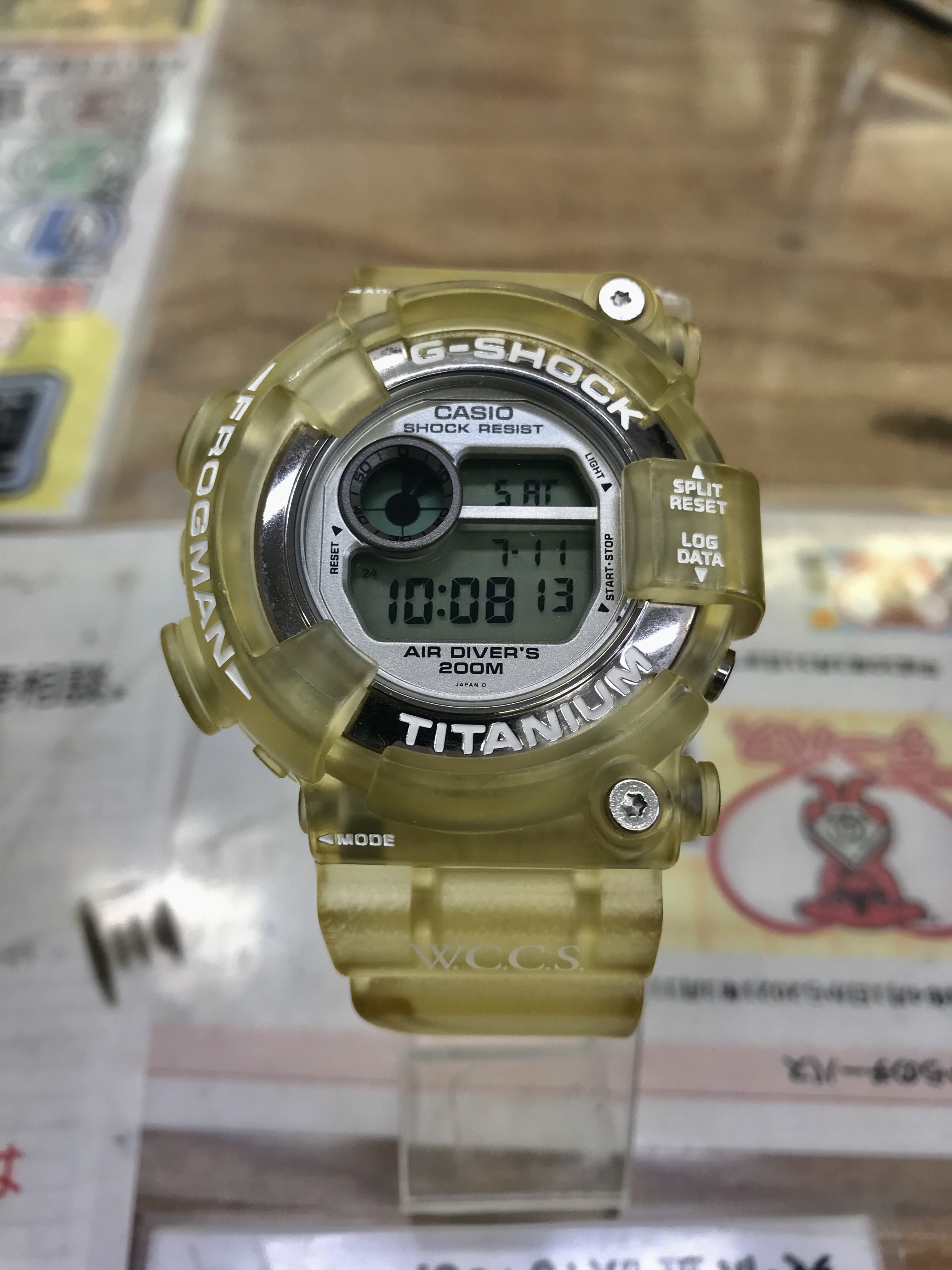 » CASIO G-SHOCK FROGMAN W.C.C.S DW-8201WC フロッグマン買取致しました|愛品館千葉店 | リサイクル