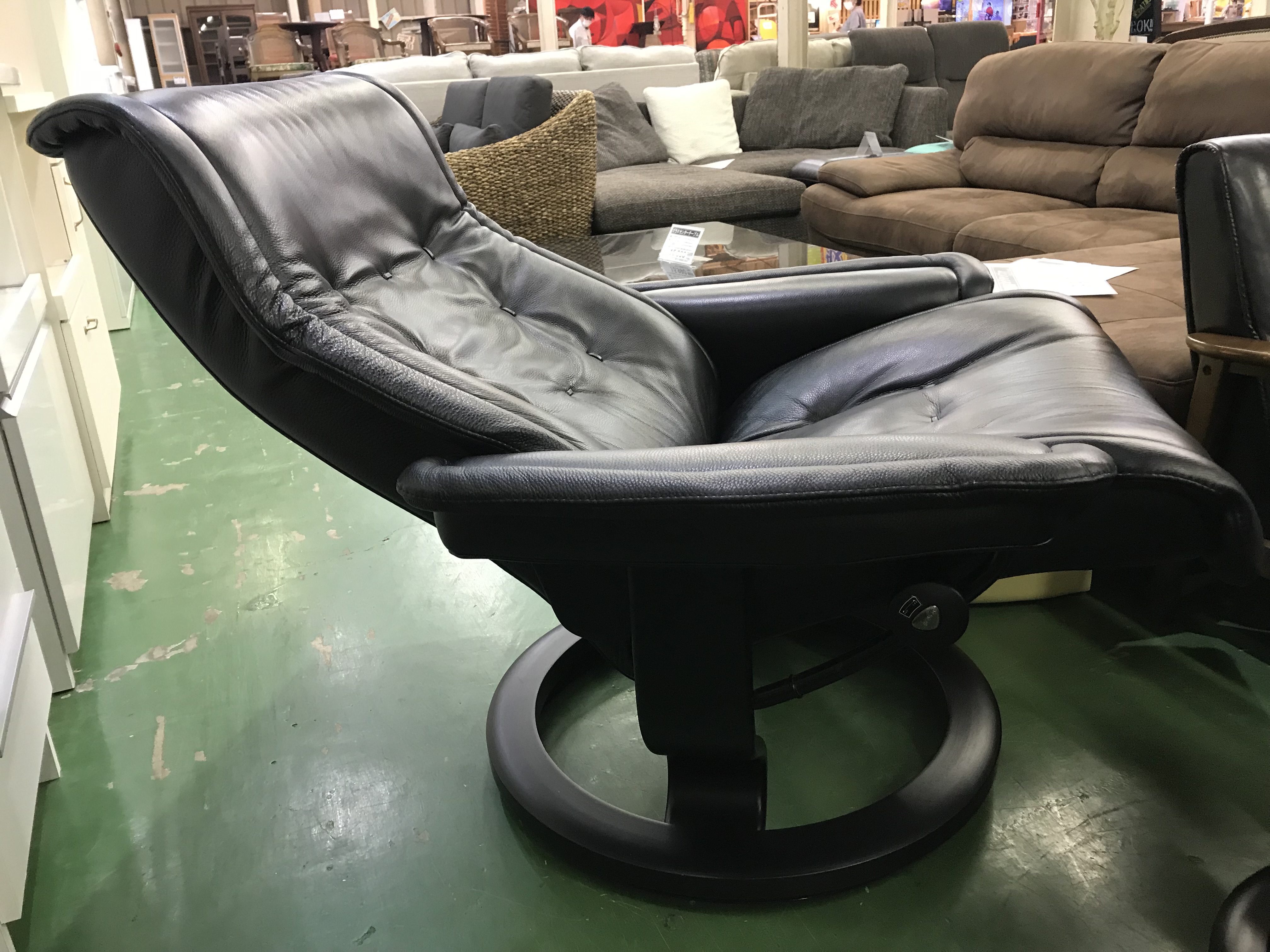 Ekornes】エコーネス ストレスレス エルドラド ハイバック 3人掛けソファ 本革 出張買取 東京都豊島区 |  ブランド家具買取は東京のリサイクルショップ チェリーズマーケット