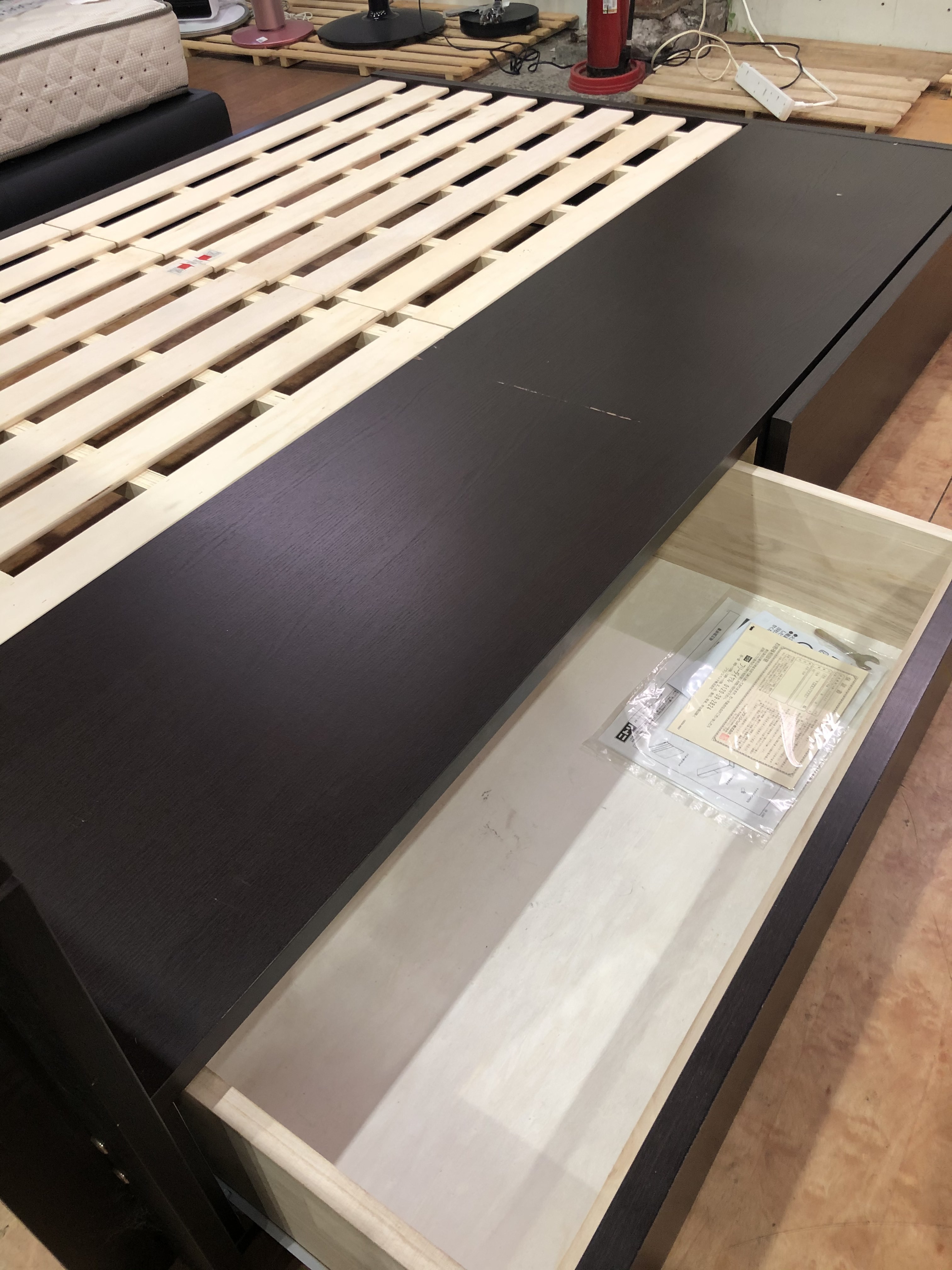フランスベッド×ニトリ ダブルベッド入荷 市原市中古ベッド専門店 愛品 