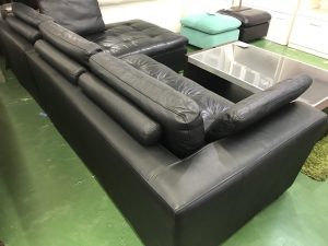 ニトリ 本革カウチソファ ダブルライン 買取致しました｜愛品館八千代 