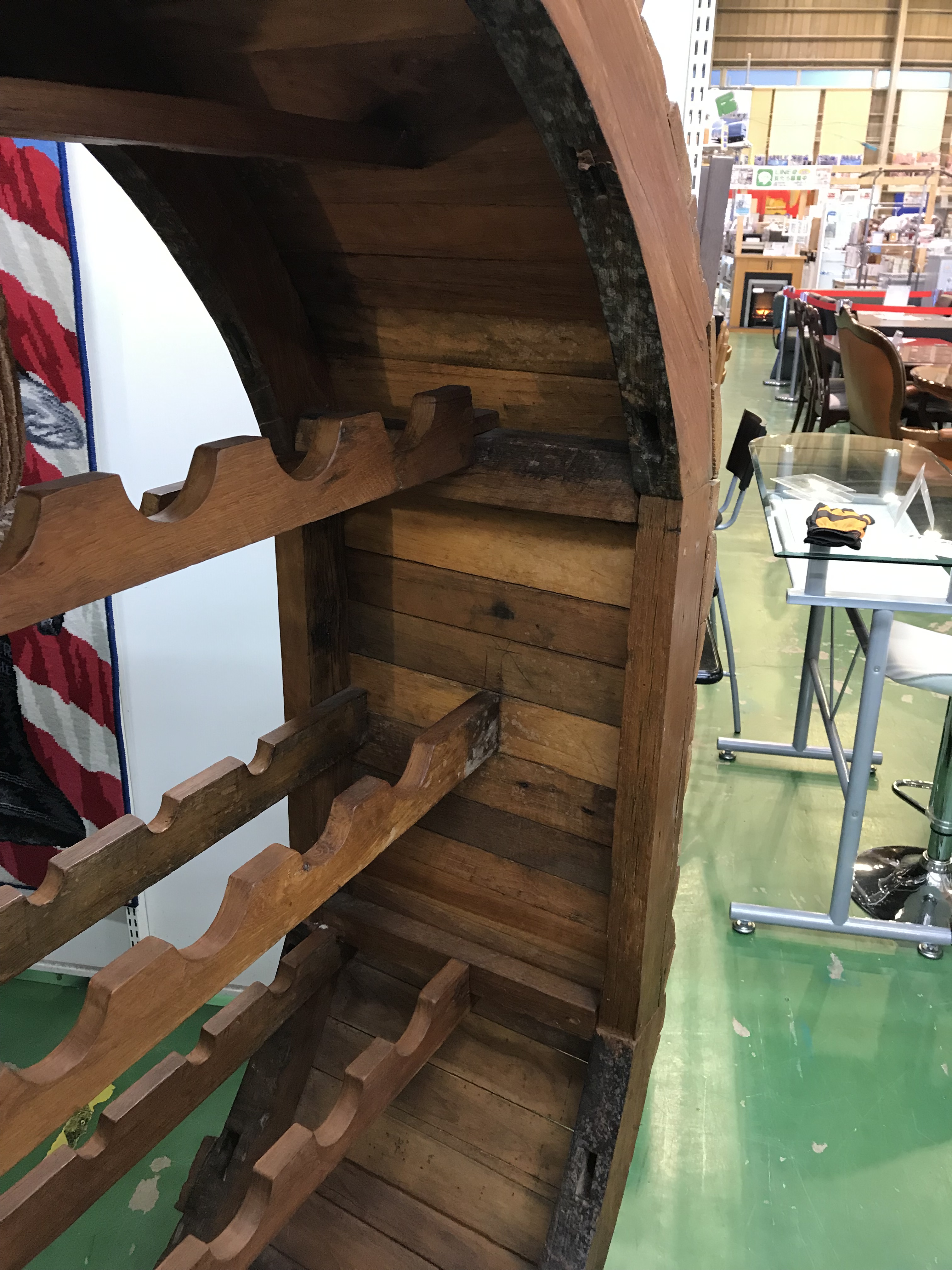 大型木製ワインラック入荷!! 家具専門リサイクルショップ愛品館八千代 