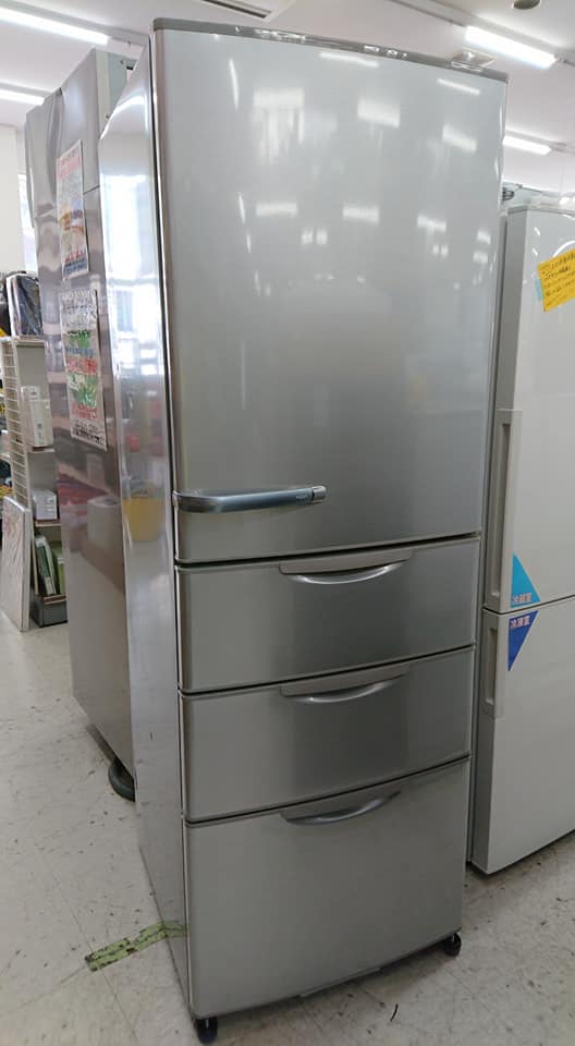 AQUA（アクア） 355L ４ドア冷凍冷蔵庫 「AQR-361D（S)」 （2015年製