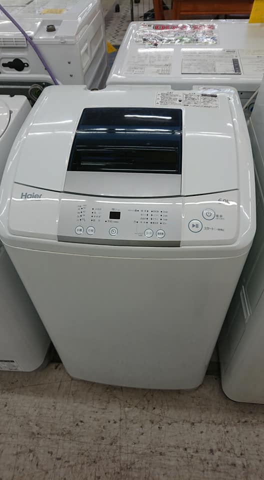Haier（ハイアール） 洗濯容量6.0kg全自動洗濯機 「JW-K60M」 （2017年 