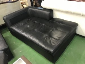 ニトリ本革カウチソファダブルライン (10)