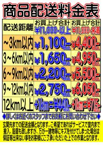 配送料金