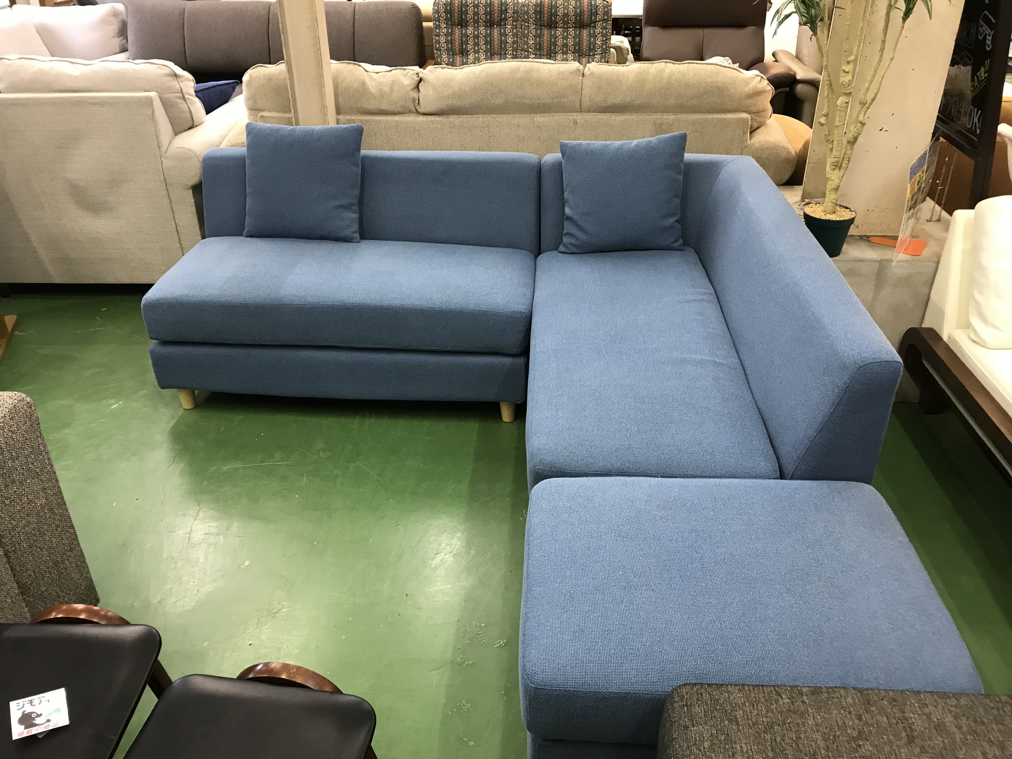 カウチソファ+オットマン入荷!! 家具専門リサイクルショップ愛品館 