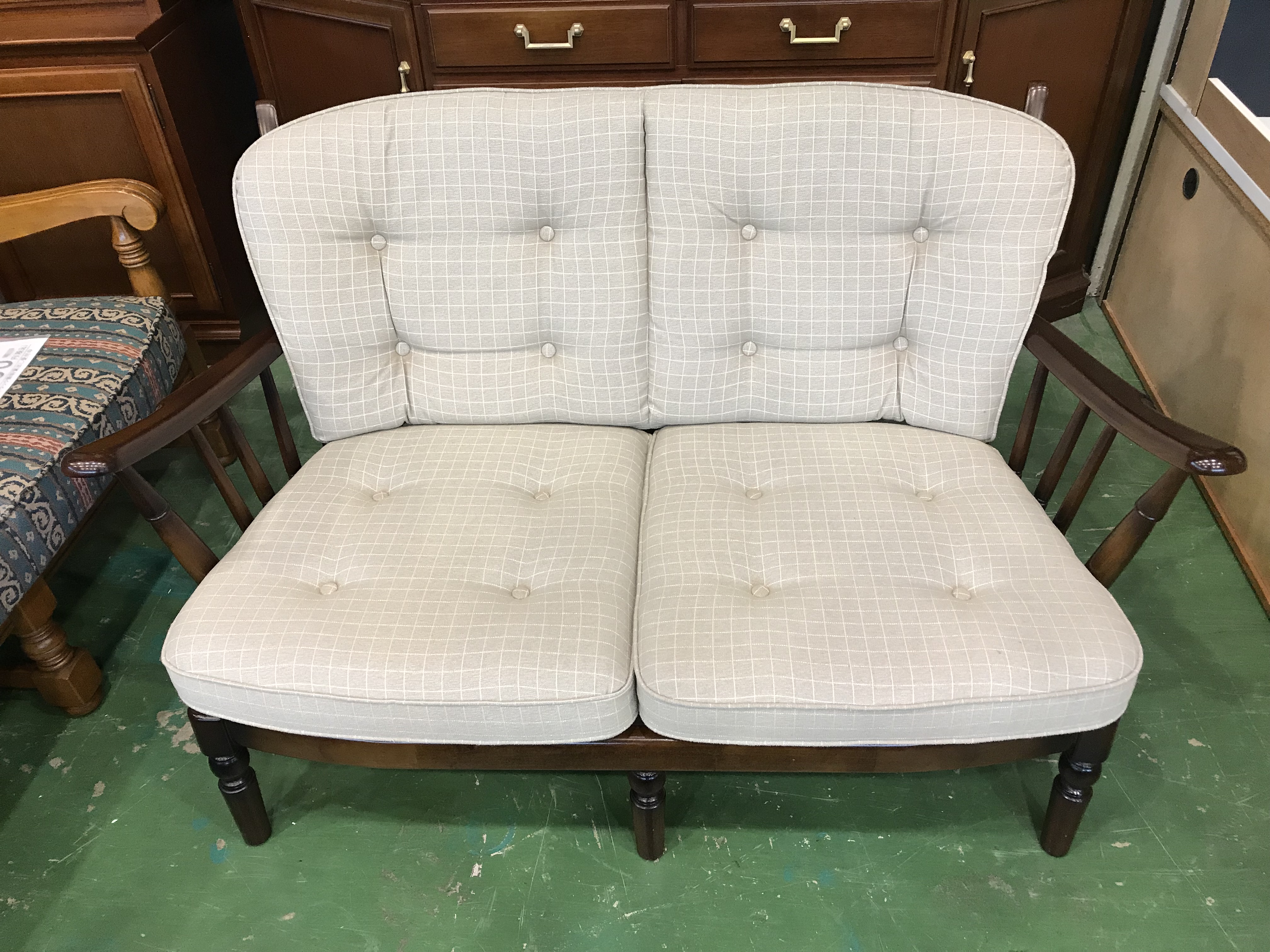 コレクション 【愛品館八千代店】Karimoku カリモク コロニアル 平織布  