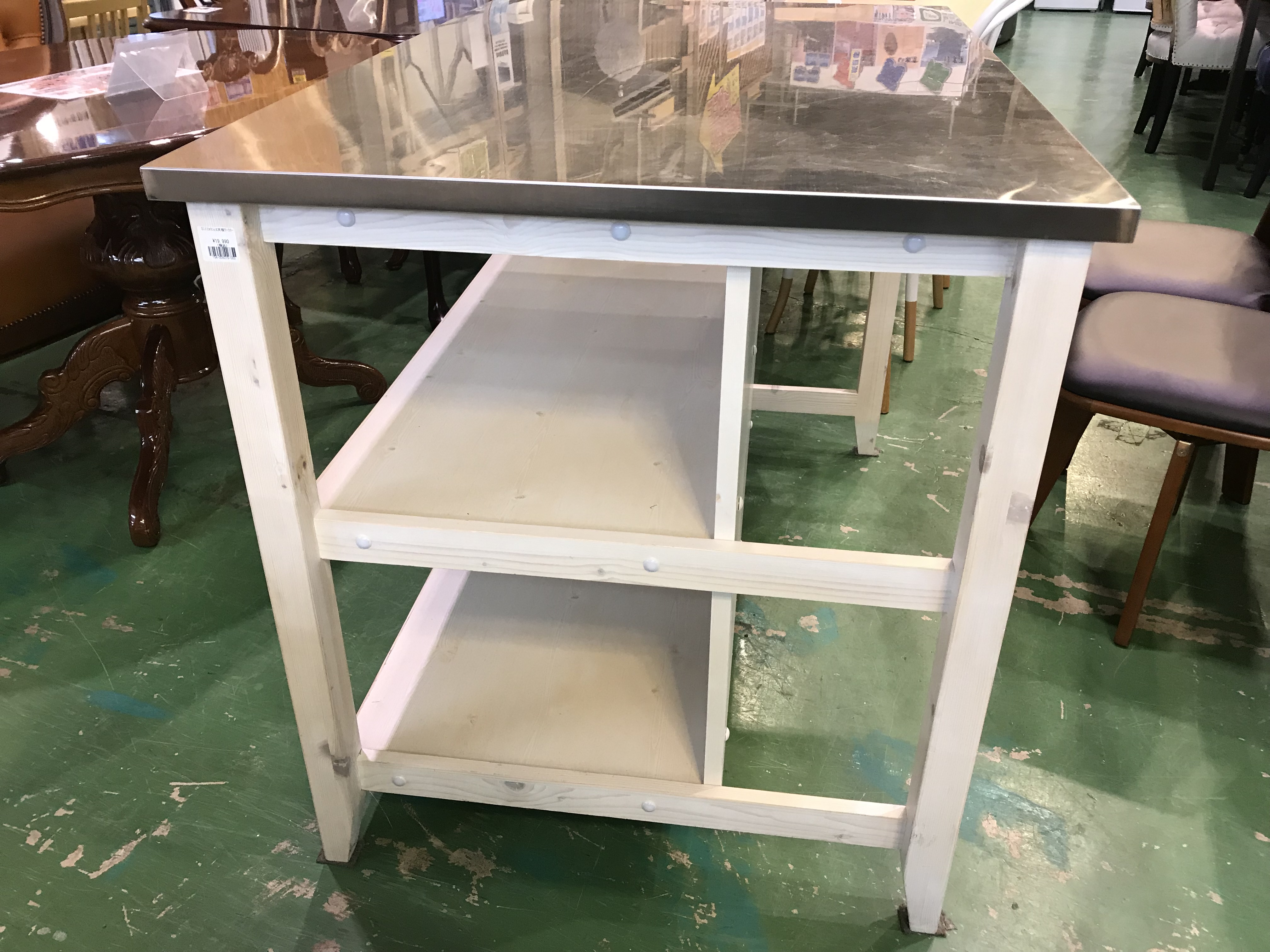 ニトリのワークテーブル シナモ178wh ステン 入荷 家具専門リサイクルショップ愛品館八千代店 リサイクルショップ 中古品の買取は愛品倶楽部 愛品館