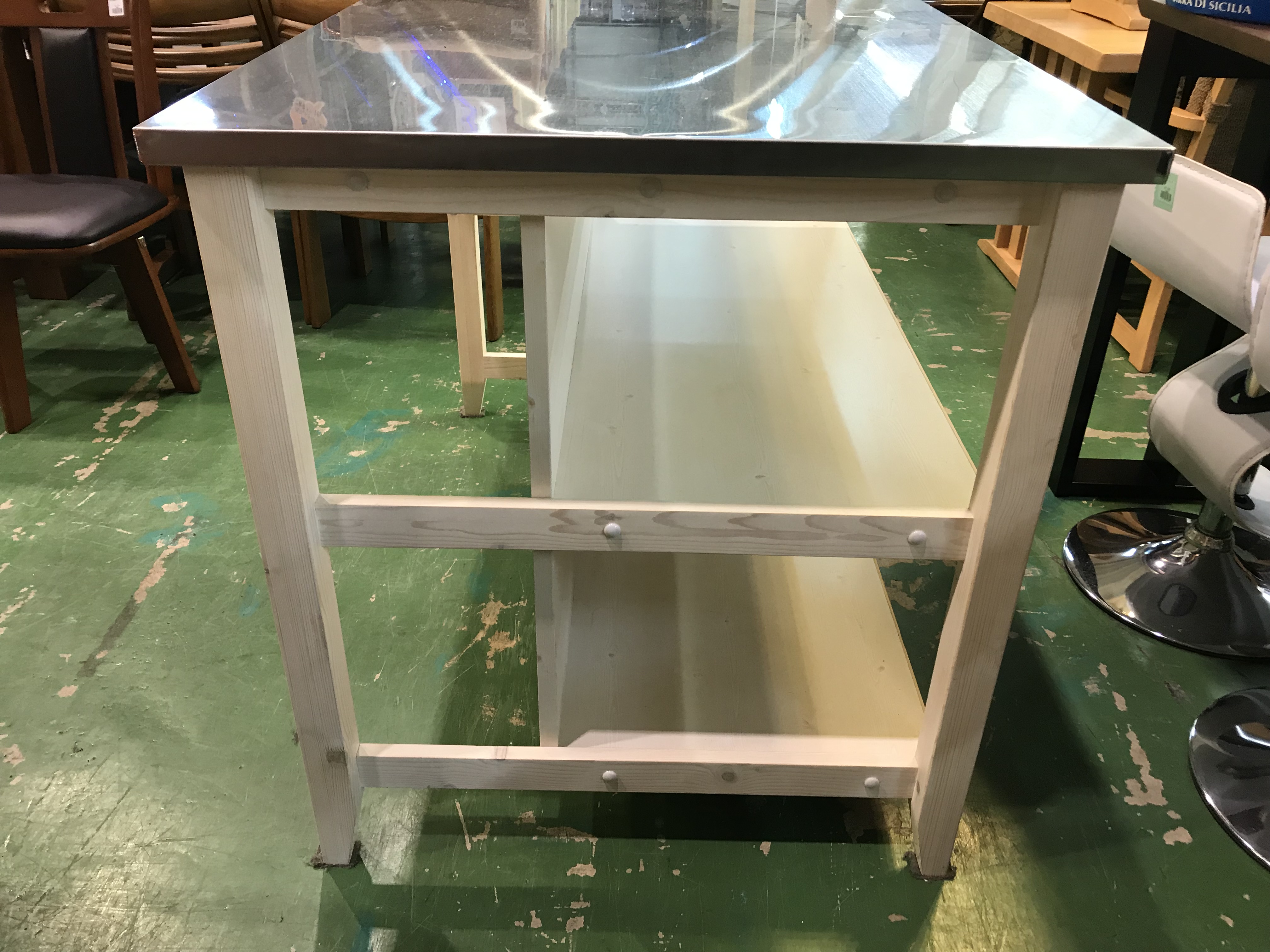 ニトリのワークテーブル シナモ178wh ステン 入荷 家具専門リサイクルショップ愛品館八千代店 リサイクルショップ 中古品の買取は愛品倶楽部 愛品館