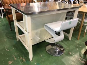 ニトリ ワークテーブル シナモ12078WH ステン買取致しました|愛品館 