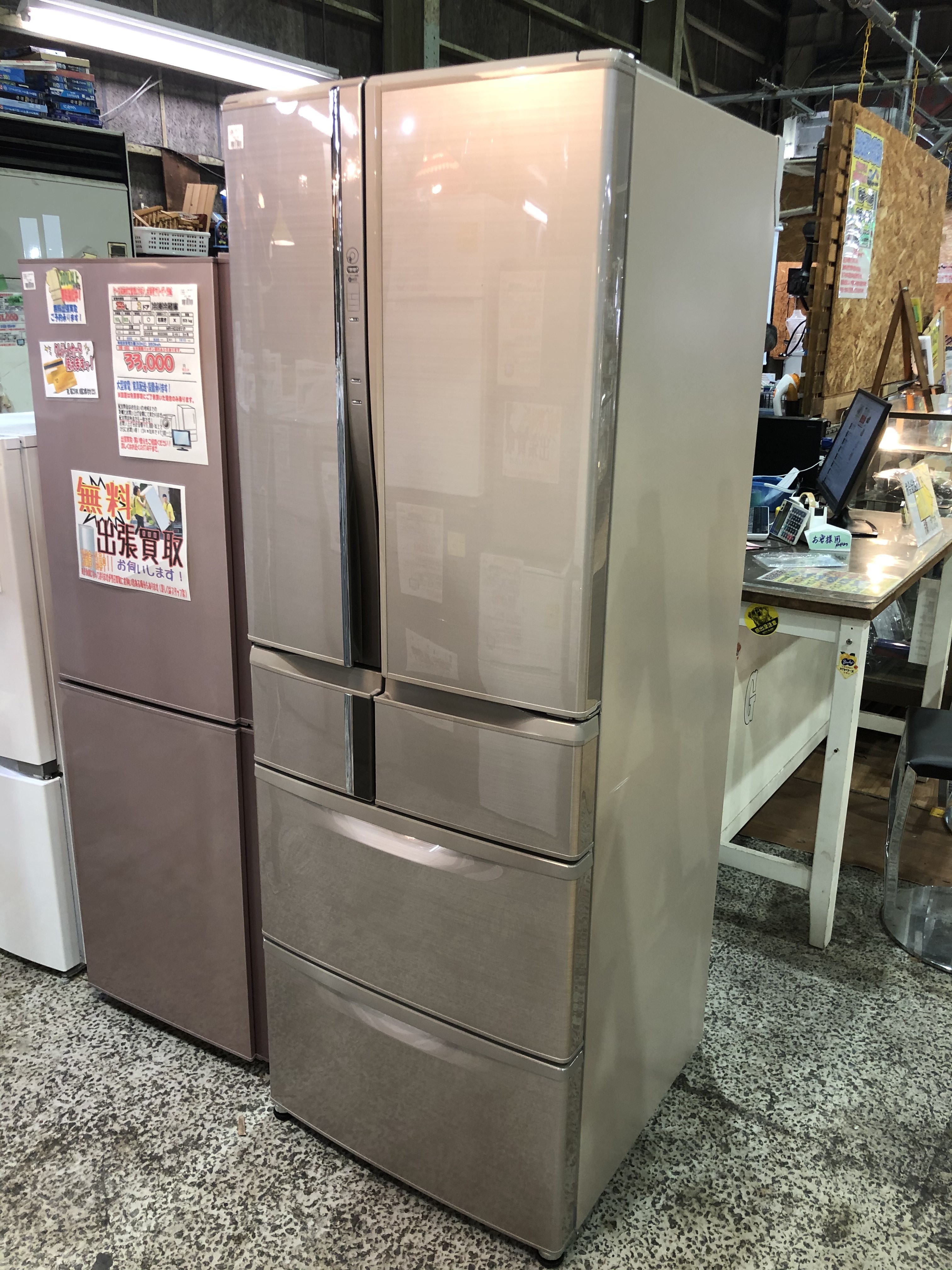 435L 三菱 2016年製 MR-R44A 6ドア冷蔵庫 入荷しました！ | リサイクル 
