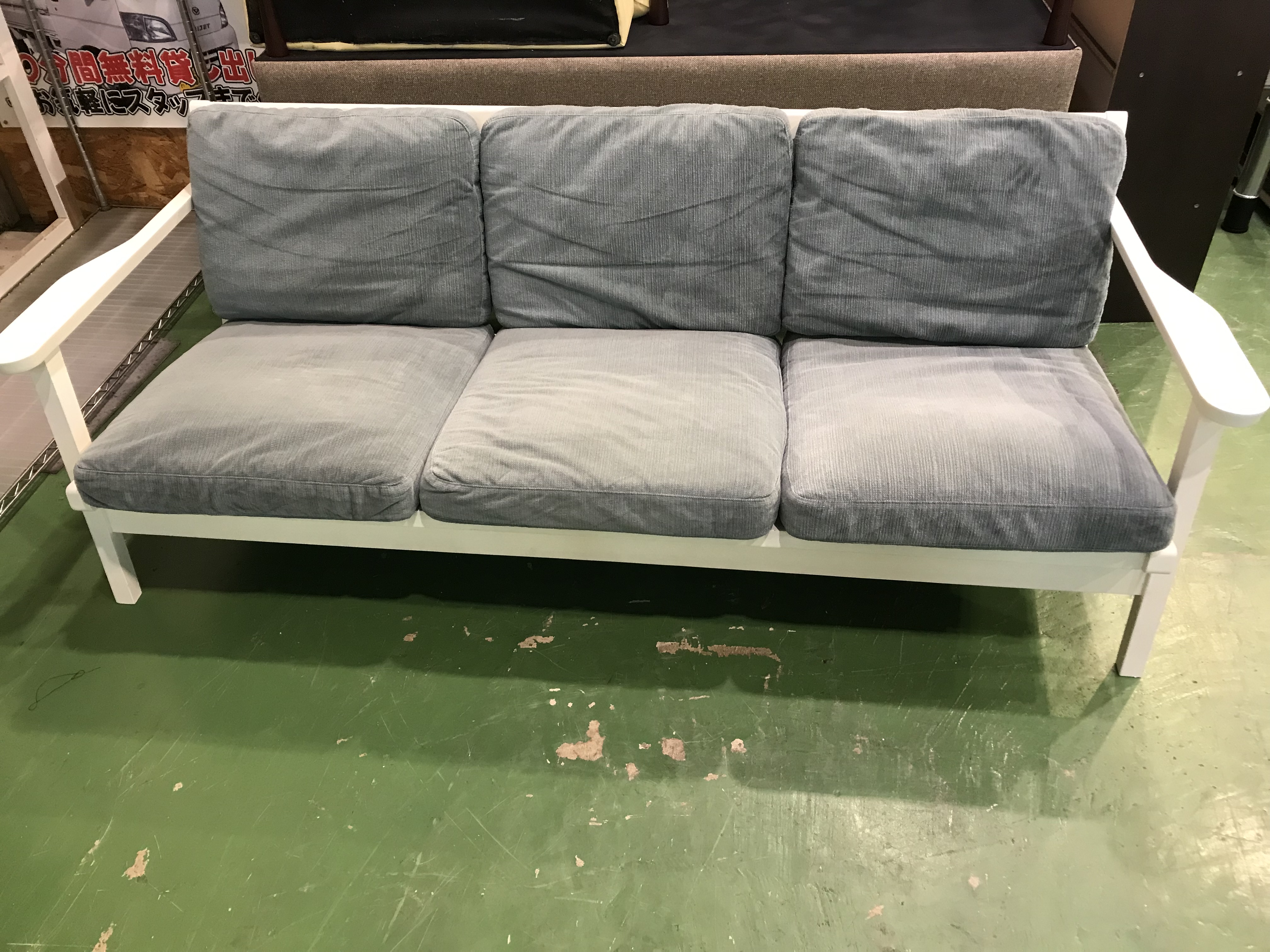 » Francfrancフランフランの3人掛ソファ アペーゴ(APEGO)白色入荷!! 家具専門リサイクルショップ愛品館八千代店
