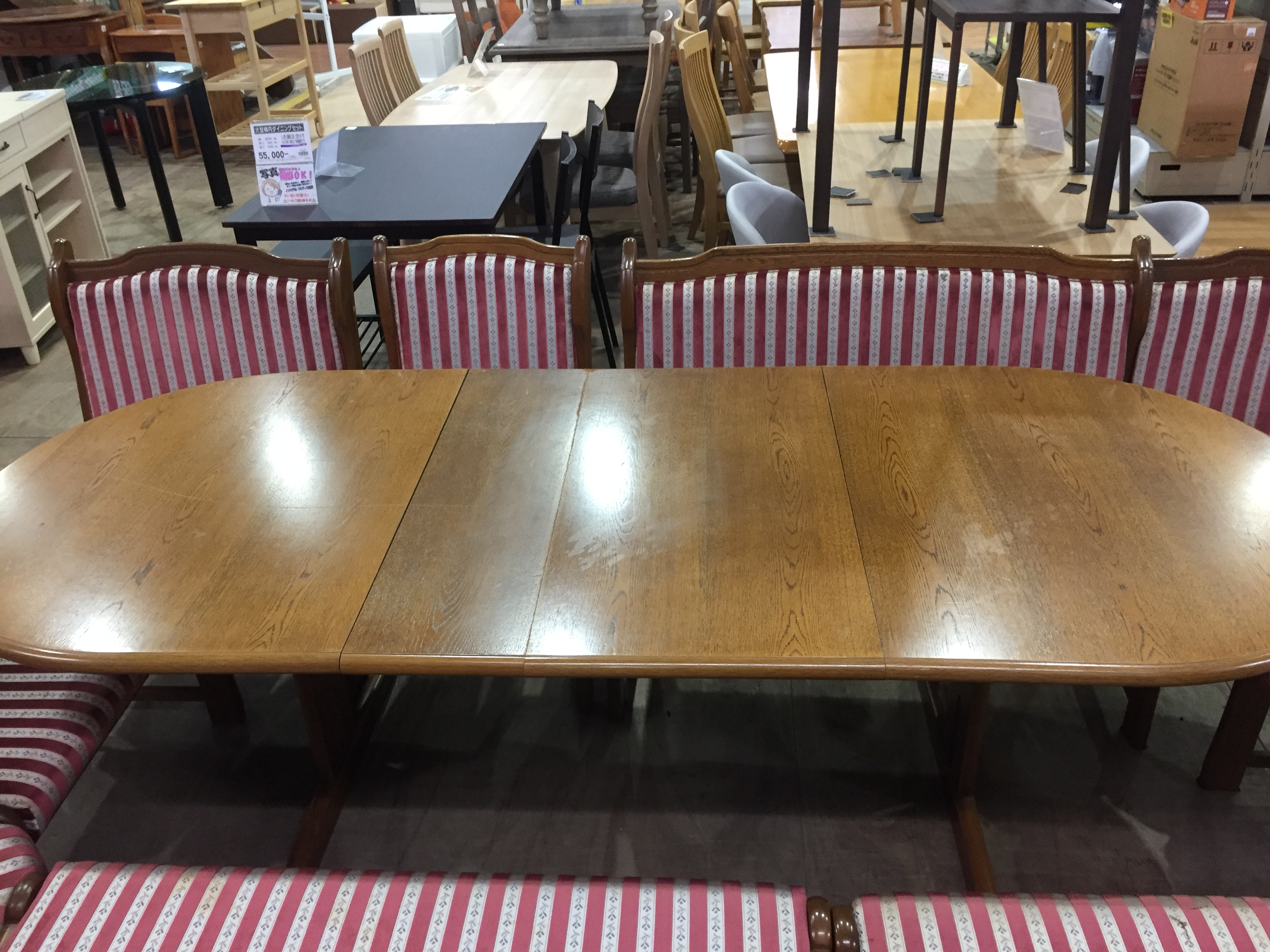 » 大型楕円ダイニングセット入荷いたしました！ リサイクルショップ 中古品の買取は愛品倶楽部・愛品館