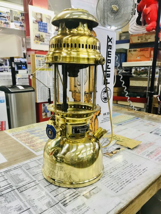 PETROMAX HK500 brass ペトロマックス 灯油ランタンアウトドアキャンプ用品買取中古販売千葉四街道