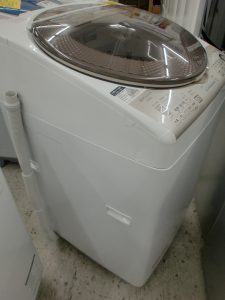 中古 9.0kg 全自動洗濯機 シャープ ES-KSV9E-N 2020年製 送風乾燥機能 インバータ搭載 6ヶ月保証付き-COSMO SPACE  online