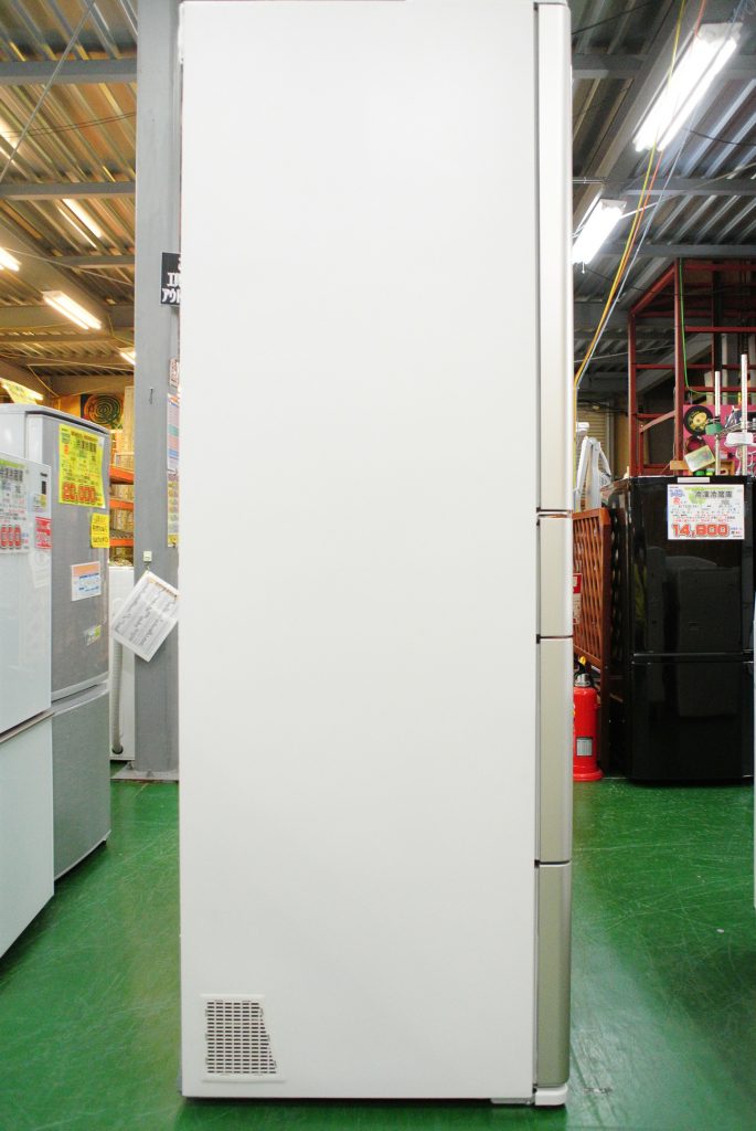 日立 6ドア冷蔵庫 R-XG4300H 2018年製430L。当店の不具合時返金保証6 