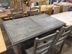 プランテーション グロウン ティンバース　伸縮ダイニング5点セット