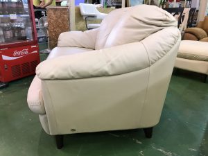 Italsofa2人掛総本革ソファ+オットマン (5)