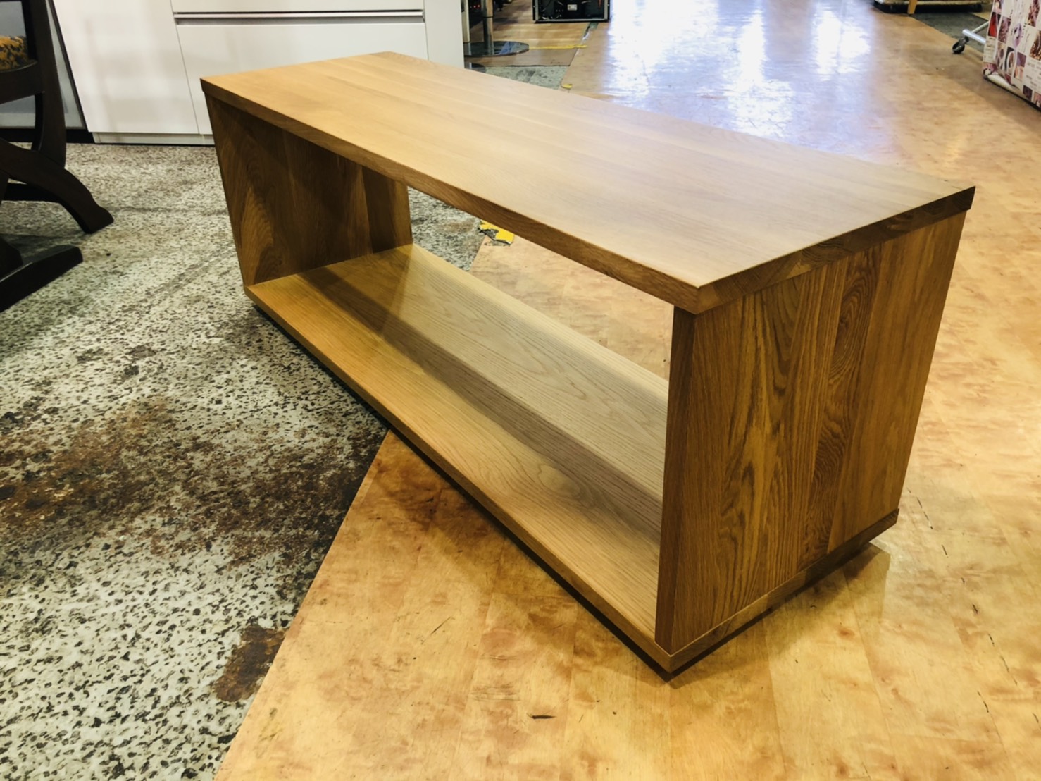 リサイクルショップ市原 無印 木製テーブルベンチ オーク材 入荷 