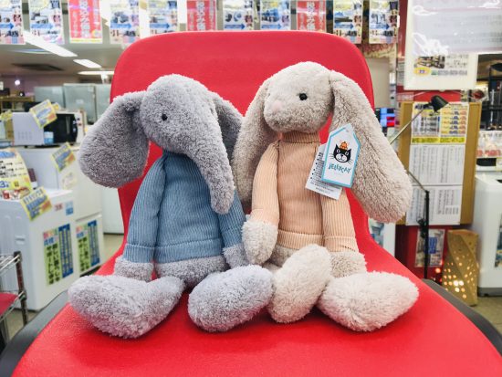 JELLYCAT JUMBLE ELEPHANT　BUNNYジェリーキャット ぬいぐるみ買取中古販売