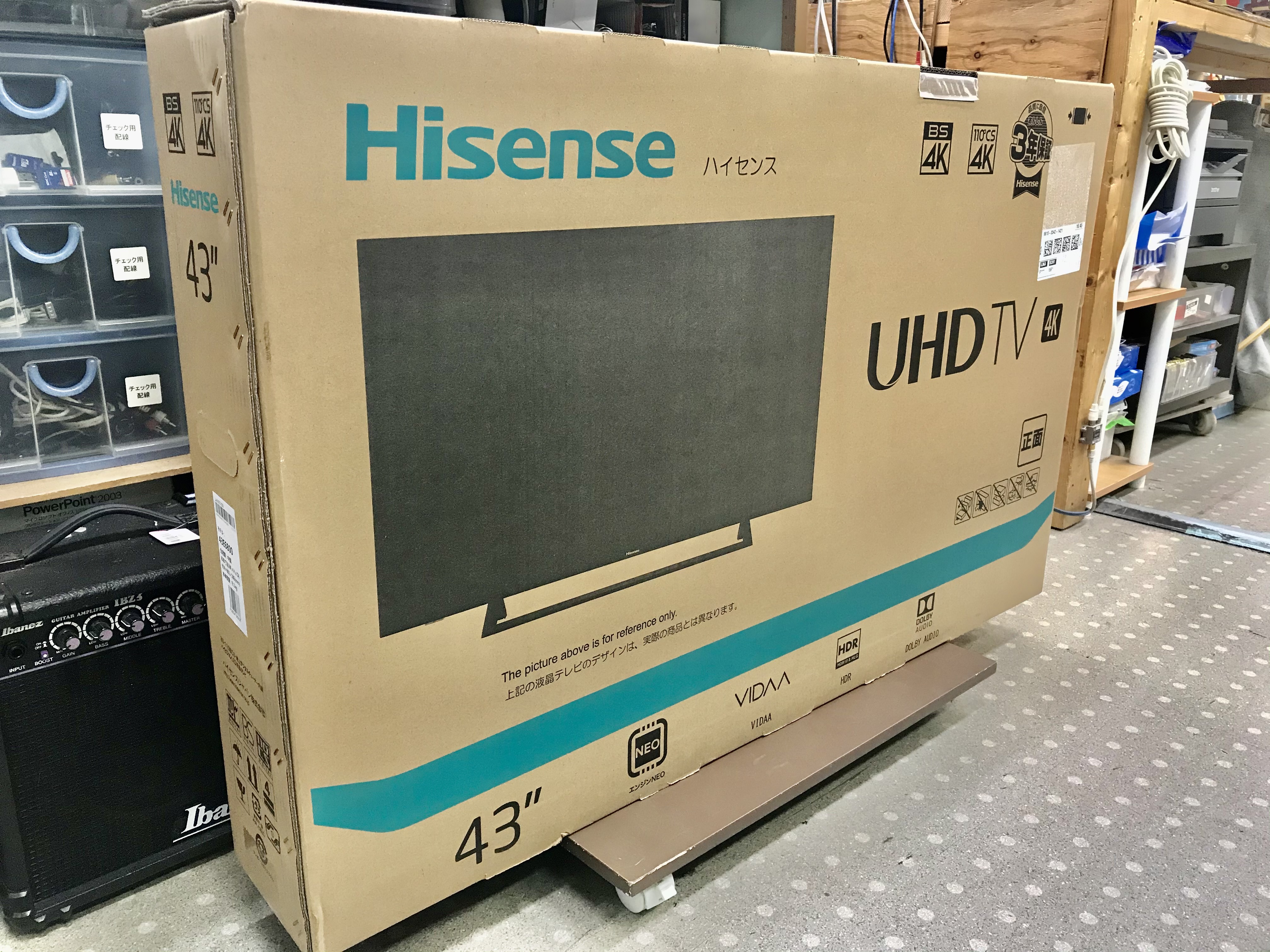 未使用品 Hisense 43V型 液晶テレビ 43E6800 買取致しました|愛品館