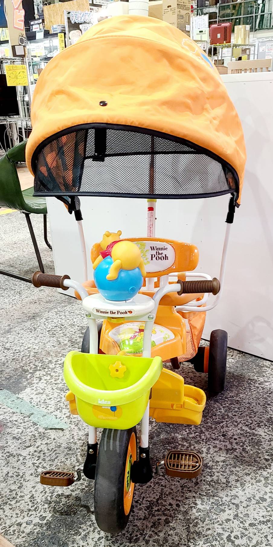 アイデスカーゴドーム くまのプーさん 三輪車 【公式通販】 プーさんの 