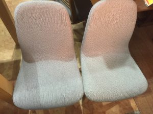 藤栄（FUJIEI）ダイニング5点セット　ボルドー３