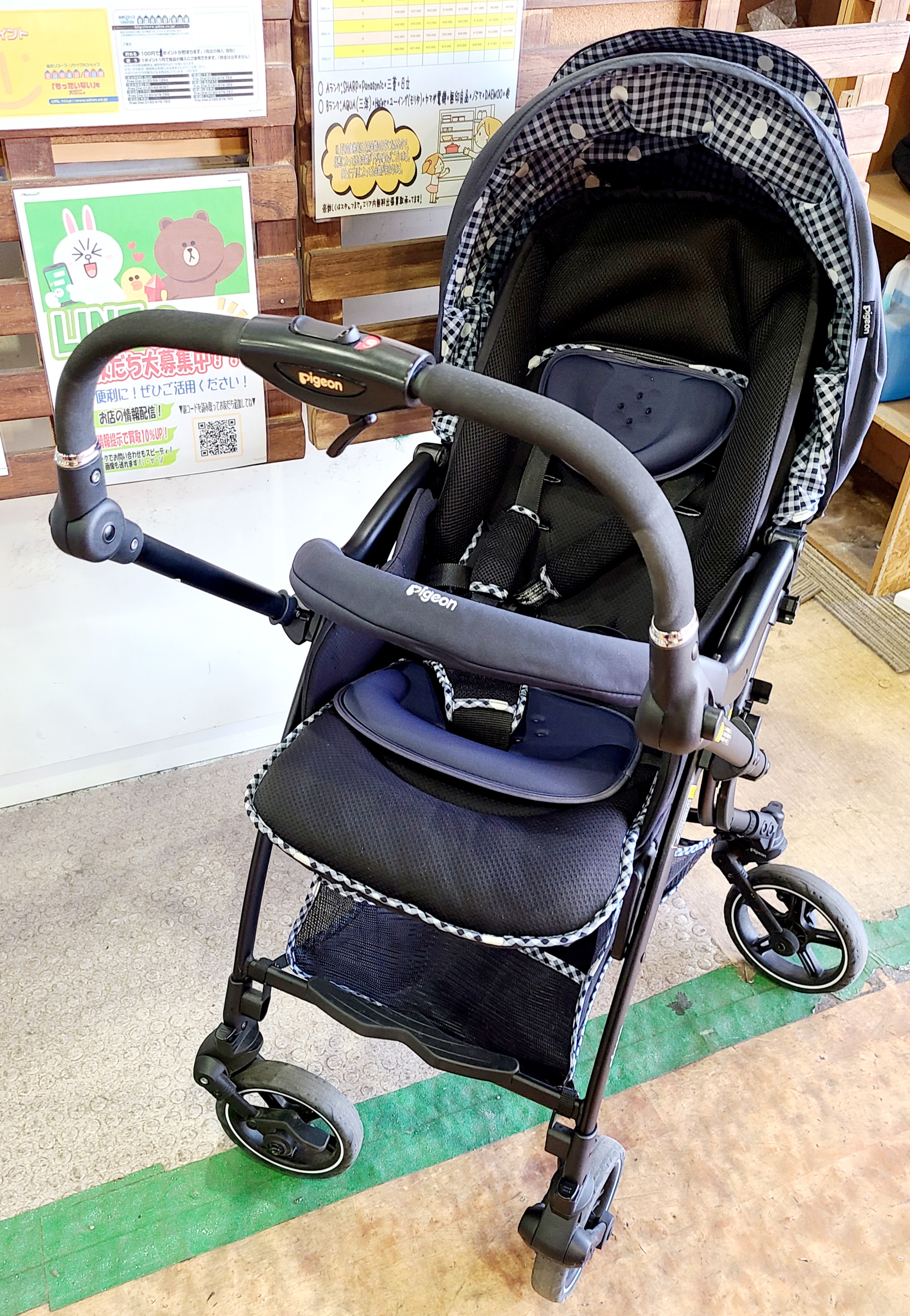 Pigeon（ピジョン） A形ベビーカー fino（フィーノ）買取ました！愛品 