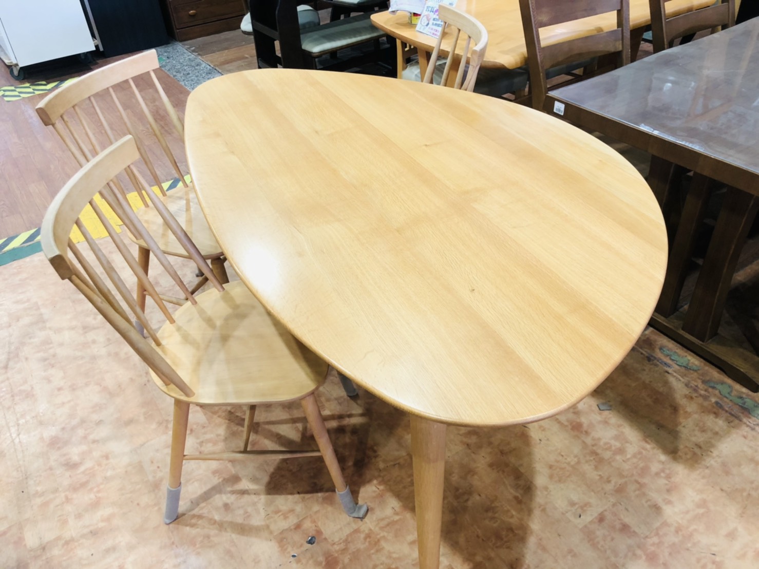 リサイクルショップ千葉市原 Actus Kulaum アクタス クラウム ダイニングテーブルセット 出張買取 入荷 リサイクルショップ 中古品の買取は愛品倶楽部 愛品館