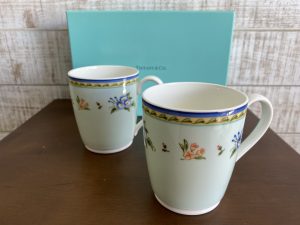 TIFFANYモーニンググローリー ペアマグカップ
