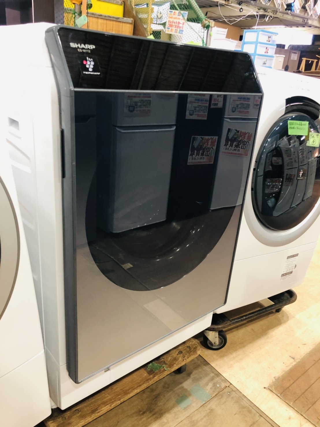 » リサイクルショップ千葉市原 SHARP 2020年 ES-W112-SR ドラム式洗濯機 洗濯11.0kg/乾燥6.0kg 右開き 出張