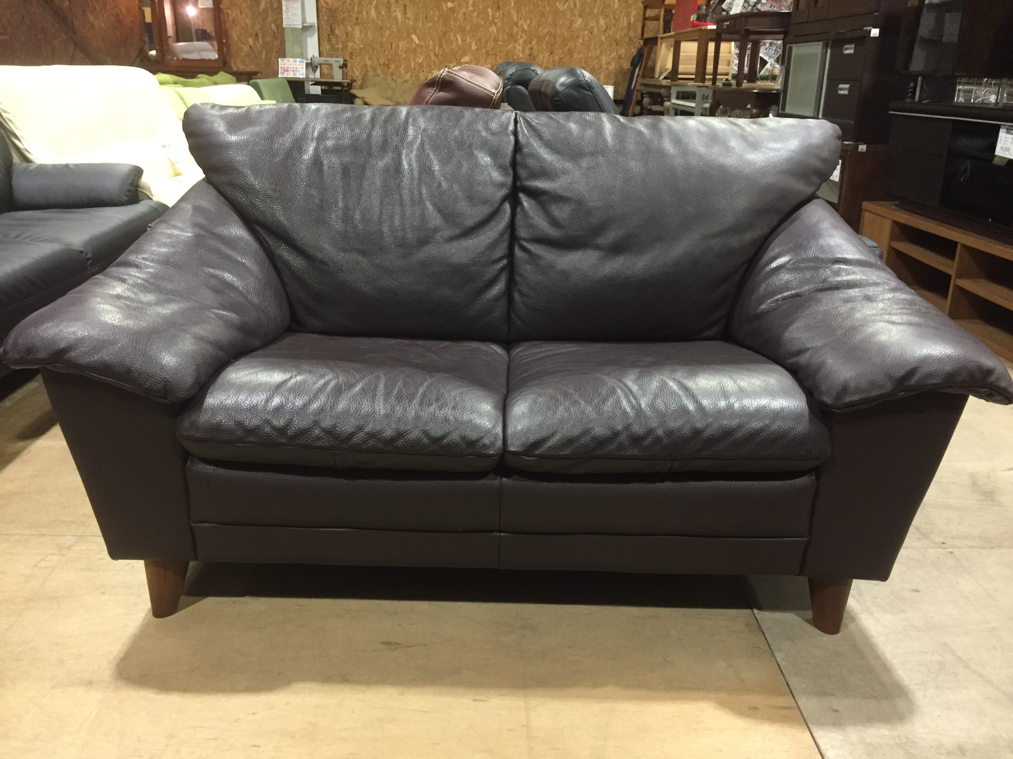 Italsofa｜総本革2人掛けソファ入荷しました！愛品館市原店 