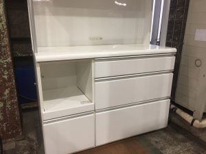 シギヤマ家具スライド扉キッチンボード (3)