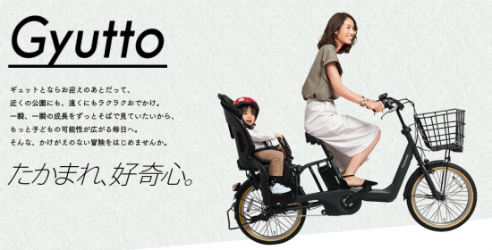 Panasonic ギュット アニーズDX 子乗せ電動アシスト自転車買取