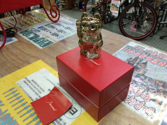 Baccarat Lucky Cat Gold バカラ 招き猫 ゴールド買取致しました｜愛品館千葉店